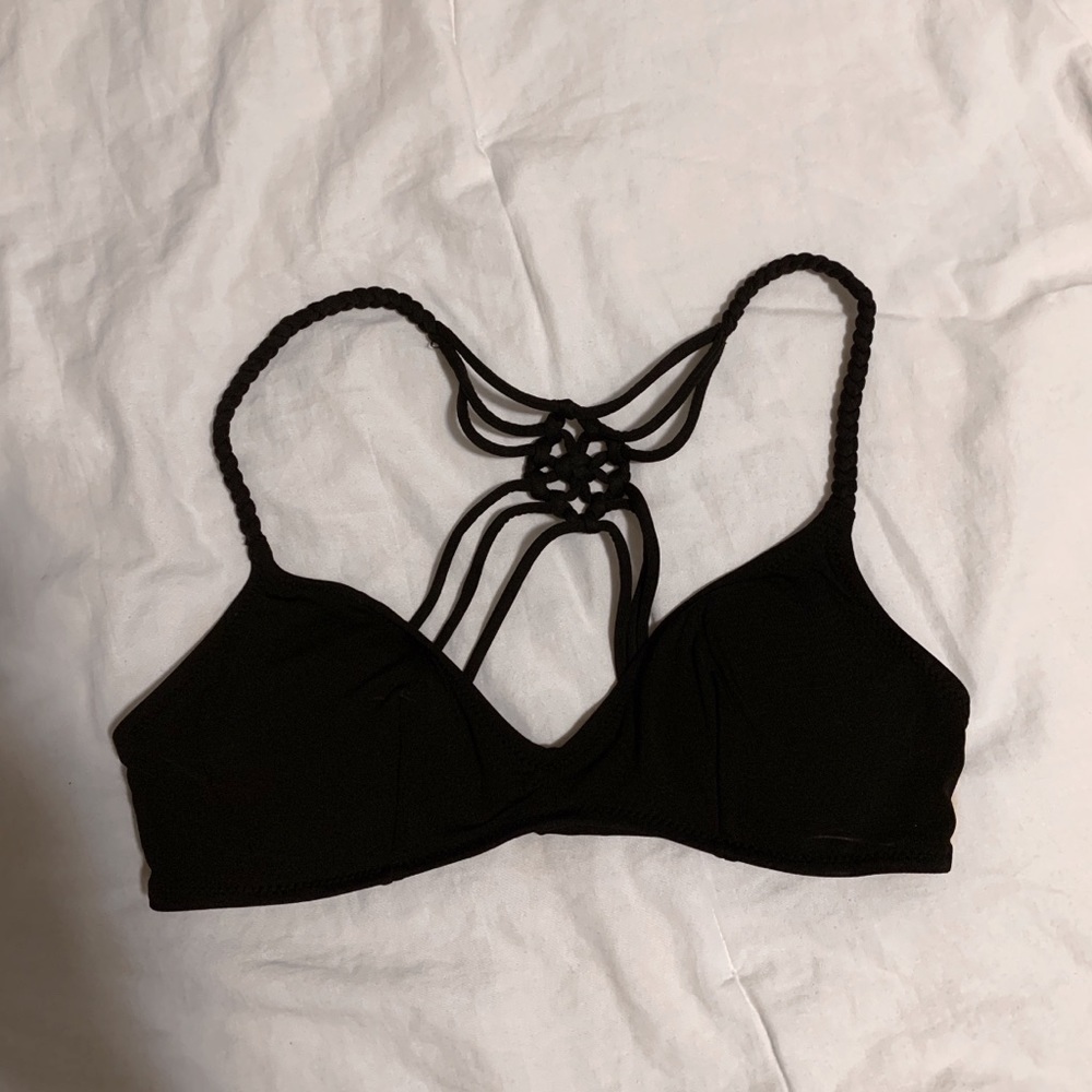 h&m black bikini top